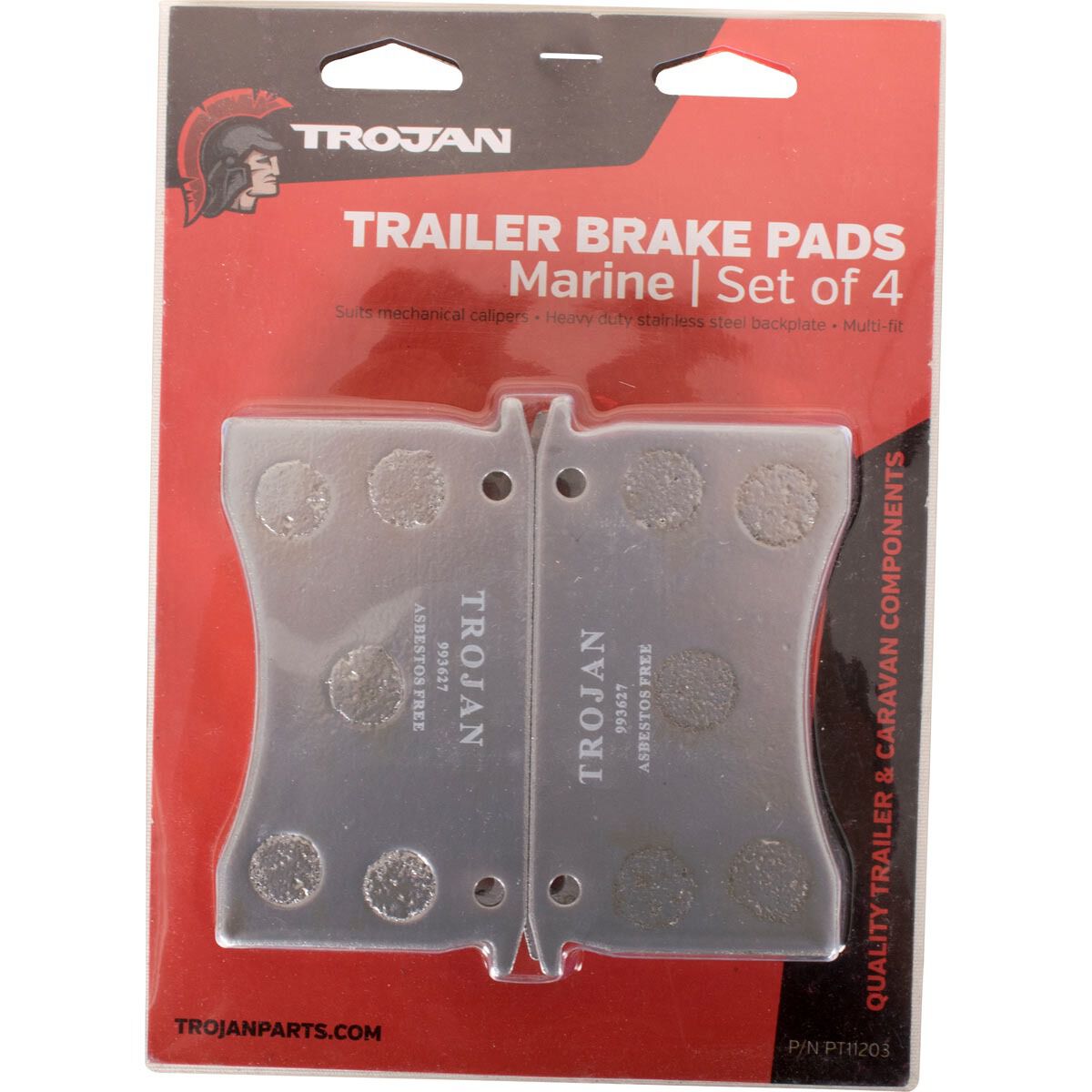 Trojan Marine Trailer Brake Pads, , scaau_hi-res