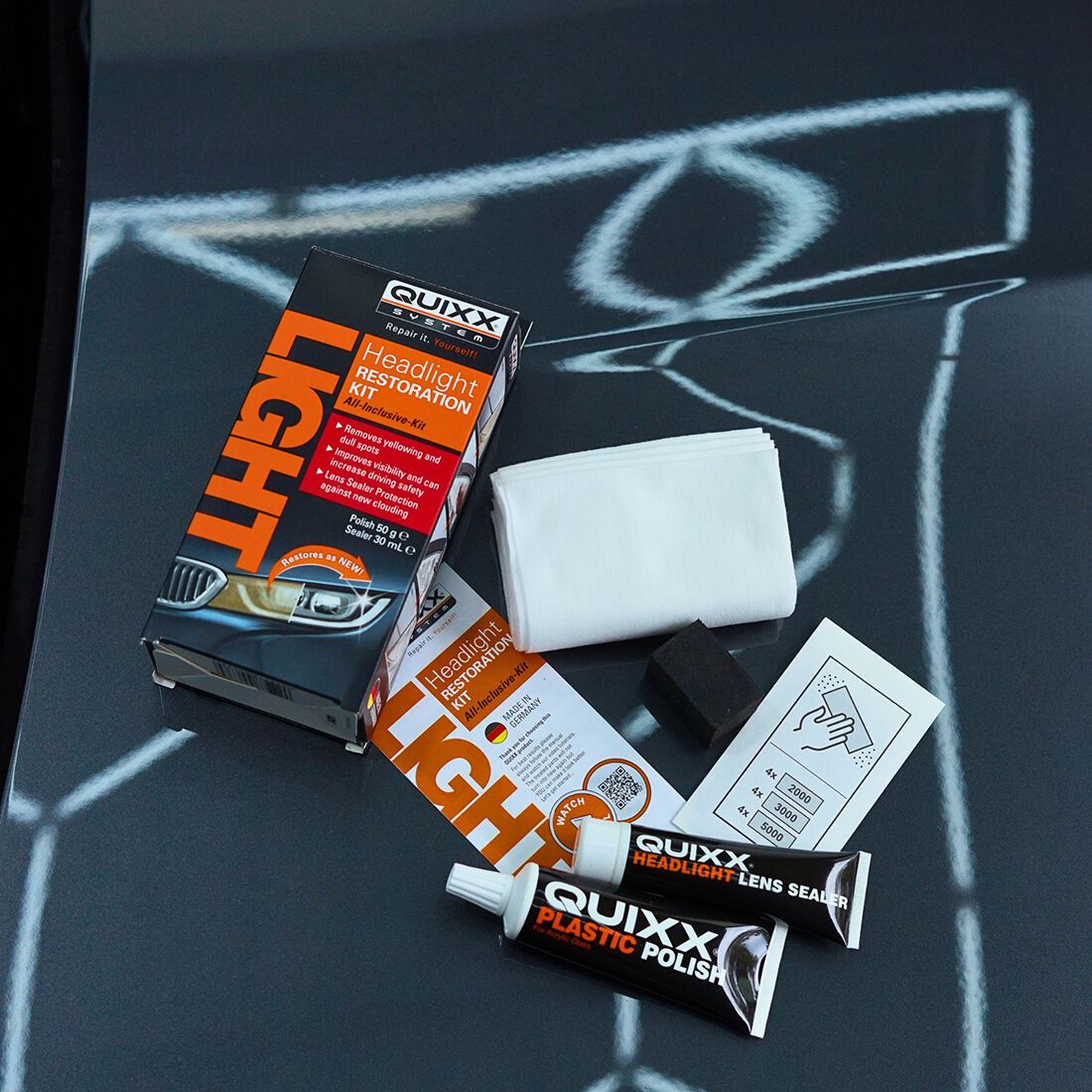 QUIXX Headlight Restoration Kit, , scaau_hi-res