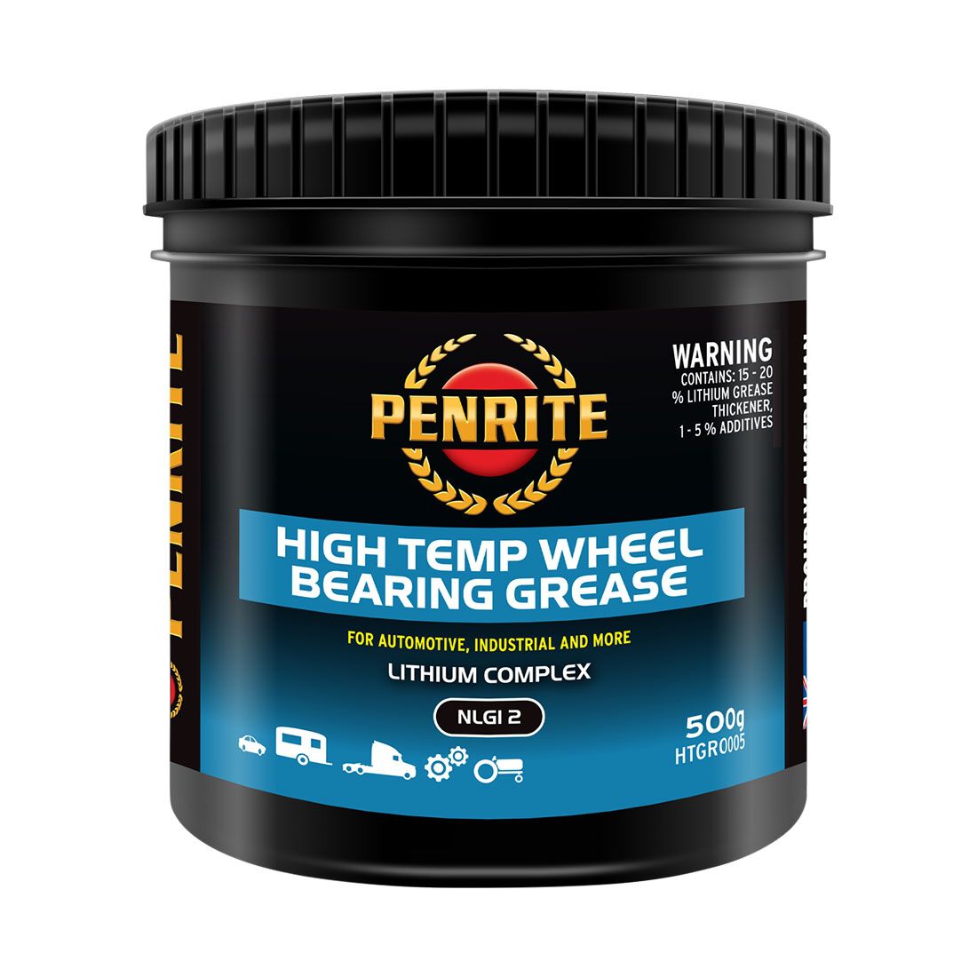 Penrite High Temp Wheel Bearing Grease 500g, , scaau_hi-res