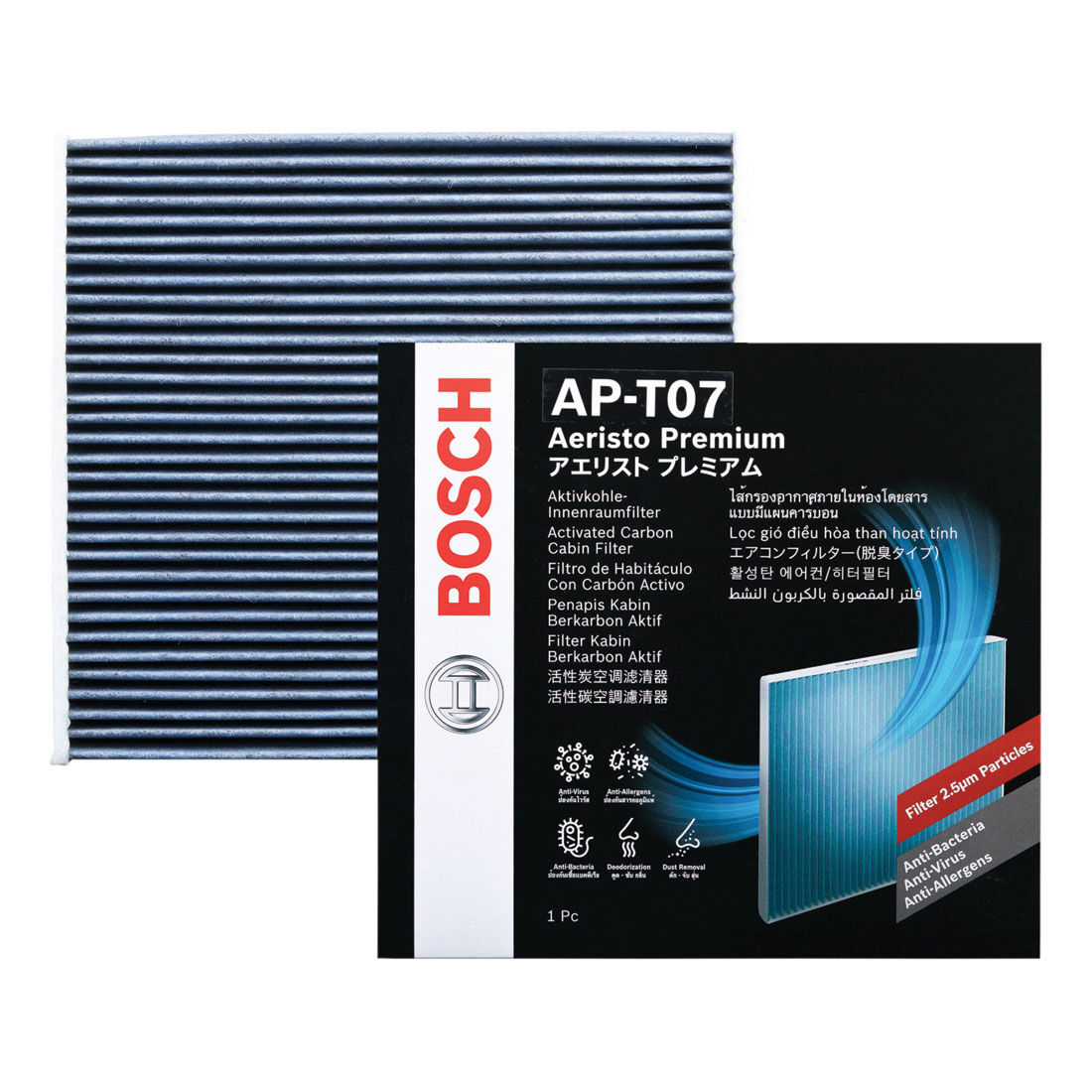 Bosch Aeristo Premium Cabin Air Filter - AP-T07, , scaau_hi-res