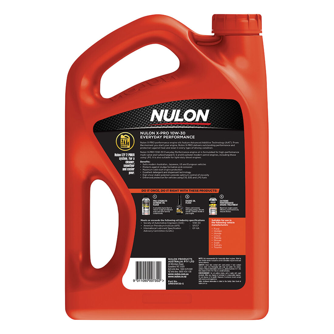 Nulon X-Pro 10W-30 Everyday Performance 5 Litre, , scaau_hi-res