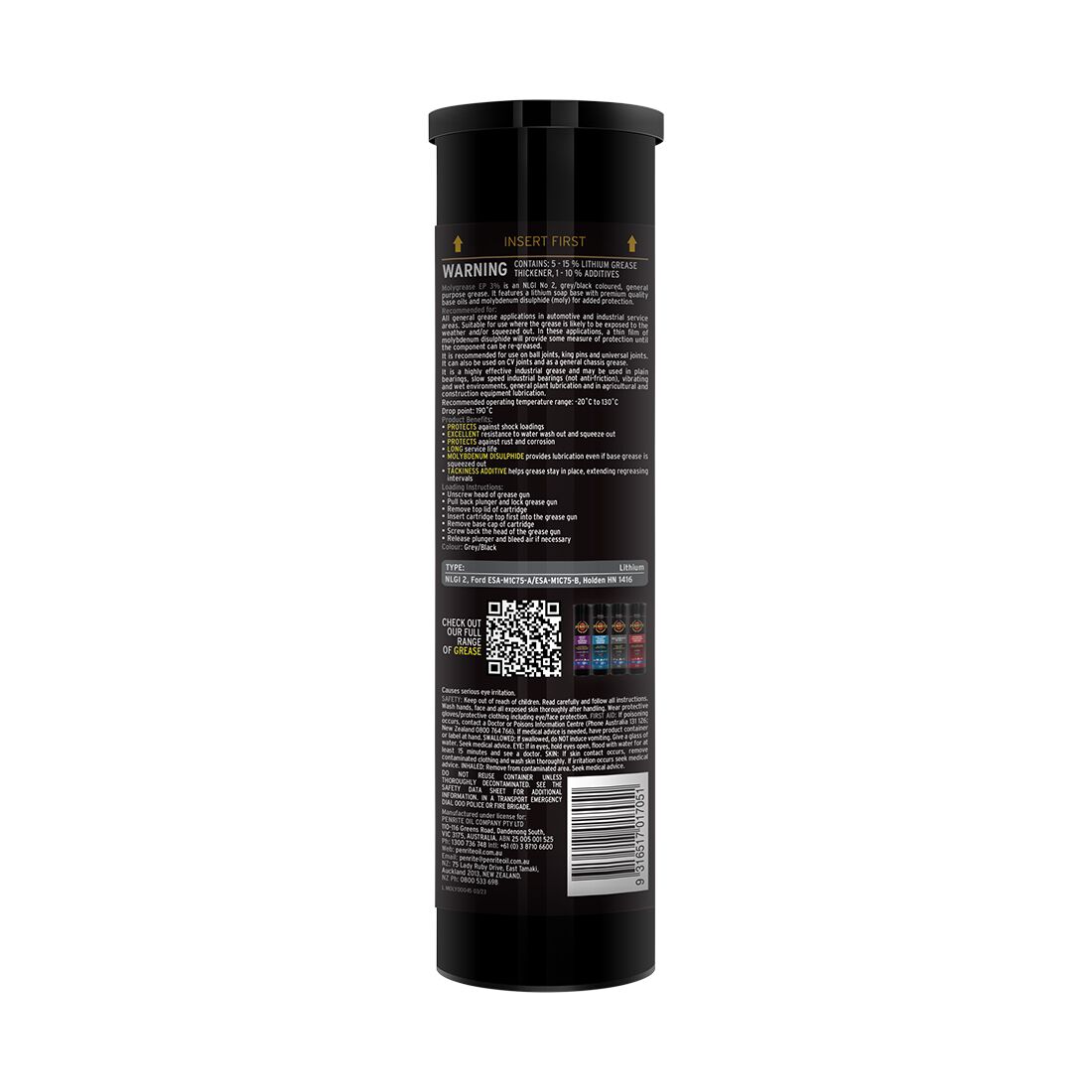 Penrite Molygrease EP 3% 450g, , scaau_hi-res