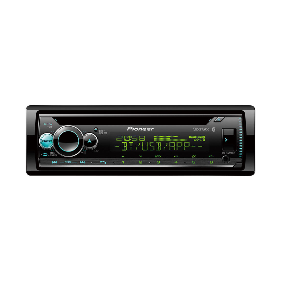 Pioneer DEH-S5250BT Single DIN Head Unit with Bluetooth, , scaau_hi-res