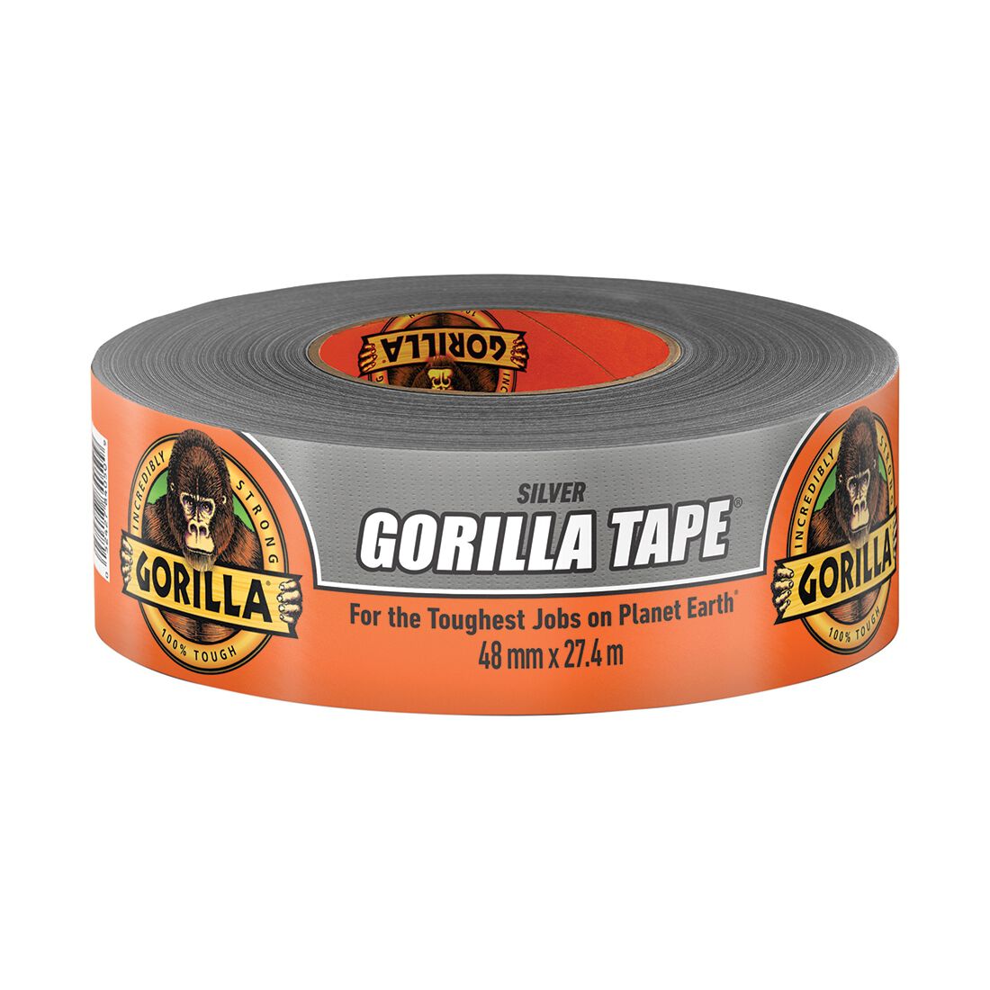 Gorilla Tape Silver 48mm x 27.4m, , scaau_hi-res