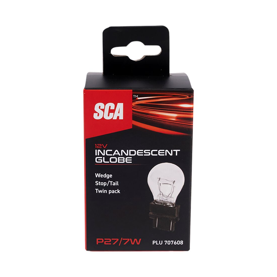 SCA Incandescent Globe PY27 12V 27/7W 2 Pack, , scaau_hi-res