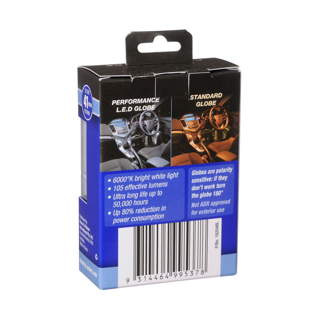 Narva Automotive Globes - Performance LED Festoon 12/24V, 41mm, , scaau_hi-res