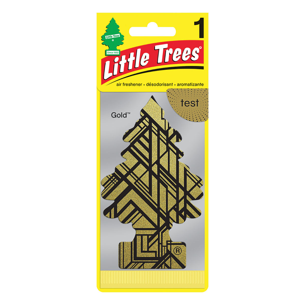 Little Trees Air Freshener Gold, , scaau_hi-res