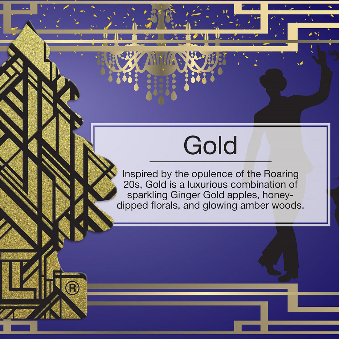 Little Trees Air Freshener Gold, , scaau_hi-res