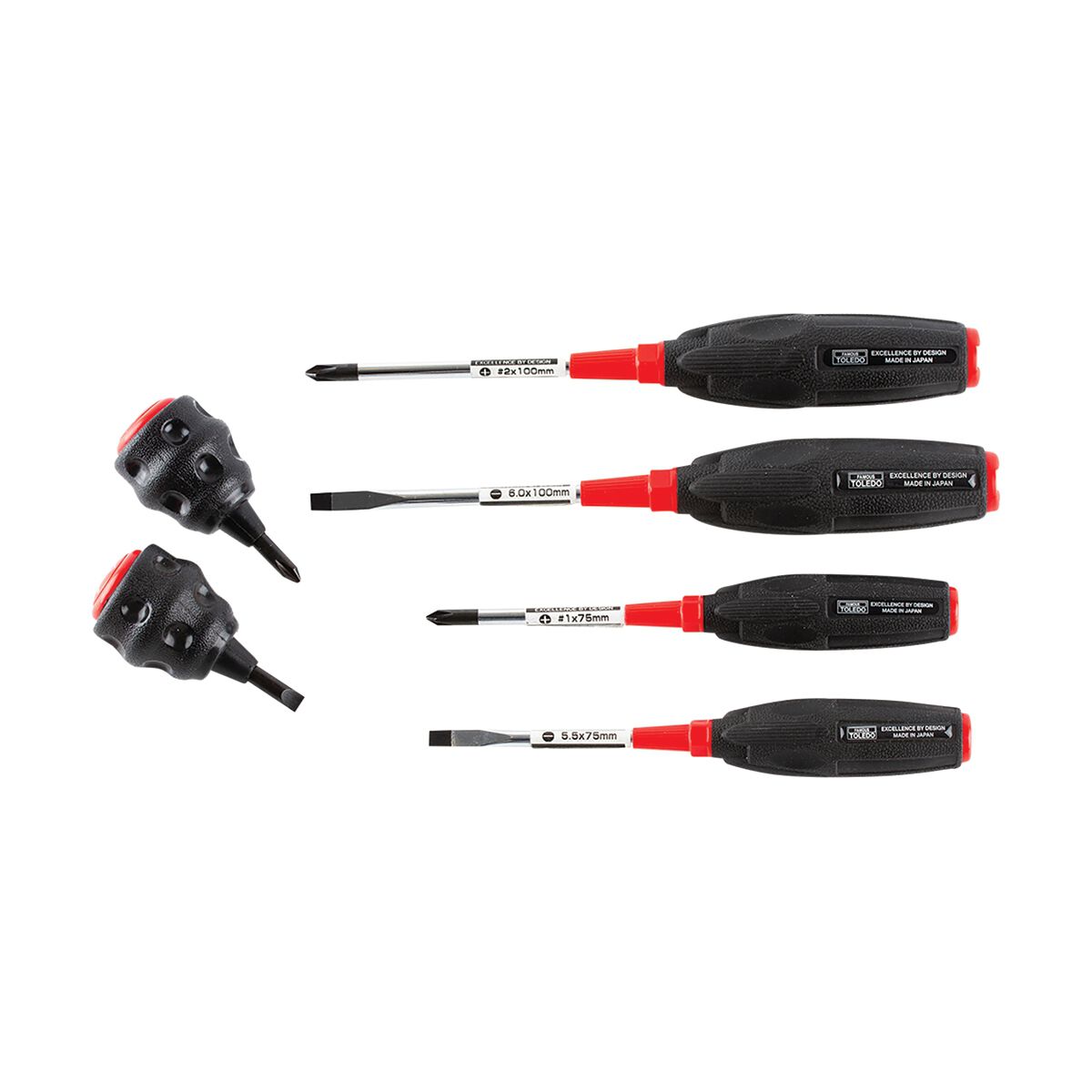 Toledo Ergo Line Screwdriver Set 6pc, , scaau_hi-res