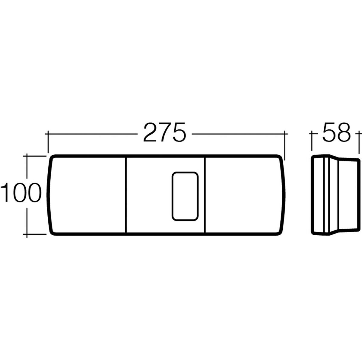 Narva Trailer Lamp - Rectangle, Combination, 12V, , scaau_hi-res