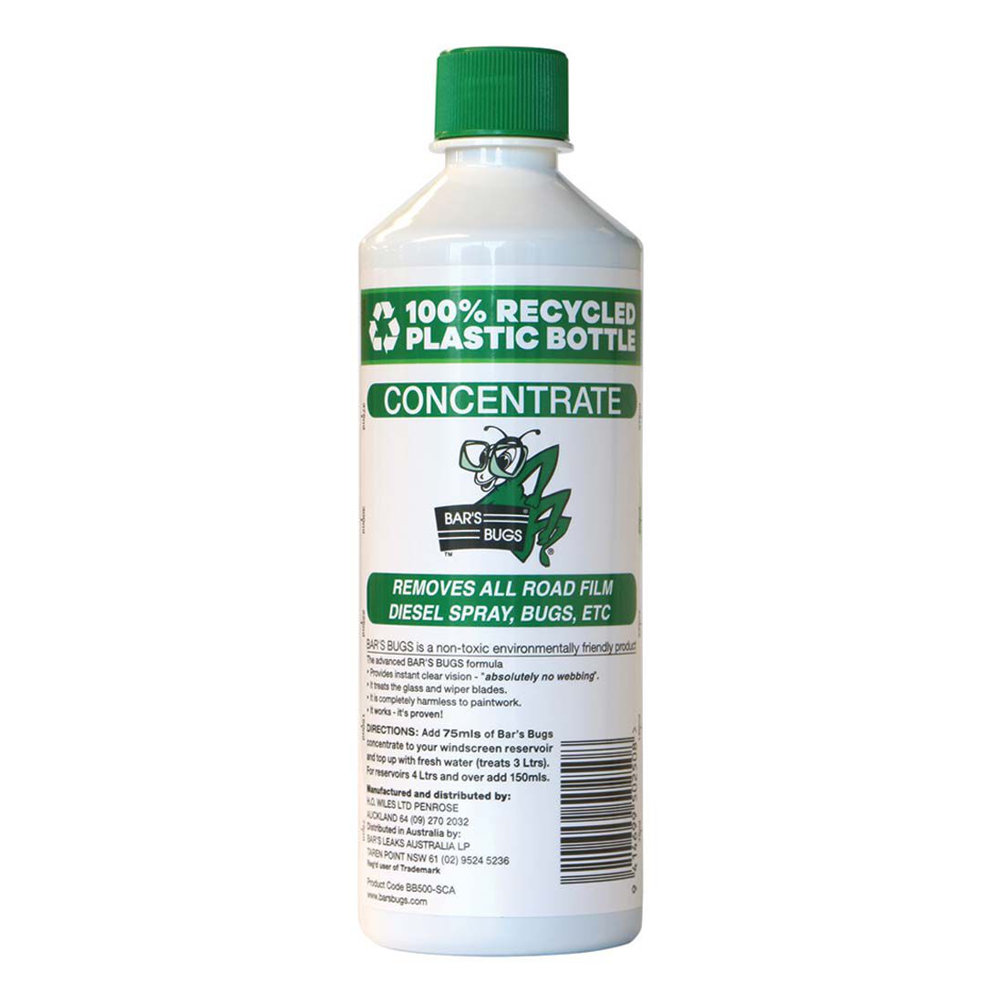 Bar's Bugs Windscreen Cleaner 500mL, , scaau_hi-res