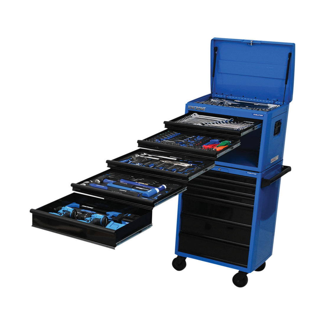 Kincrome EVOLUTION Chest Tool Kit 257 Piece 7 Drawer 26", , scaau_hi-res