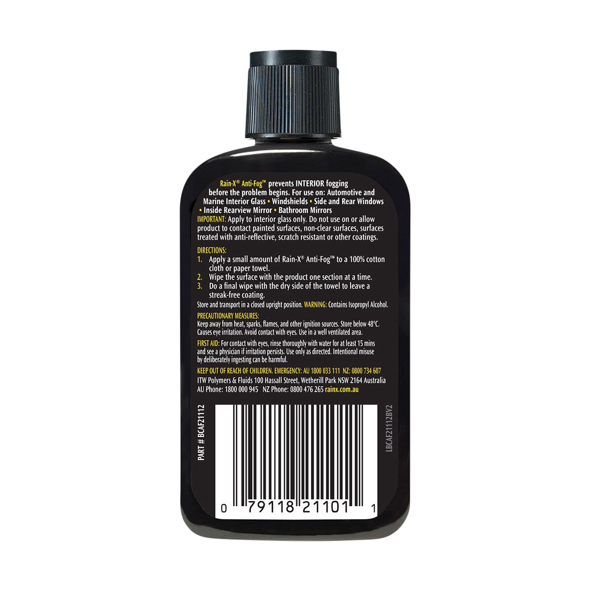 Rain-X Interior Glass Anti Fog 103mL, , scaau_hi-res