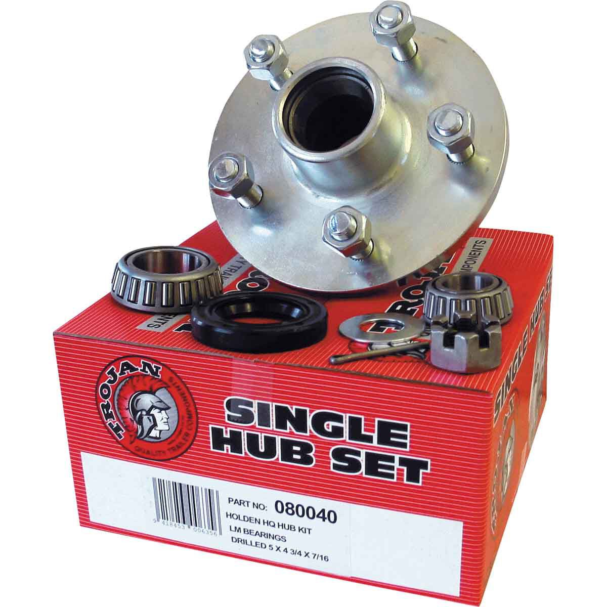 Trojan Trailer Hub Kit - HQ Holden, 155mm, , scaau_hi-res