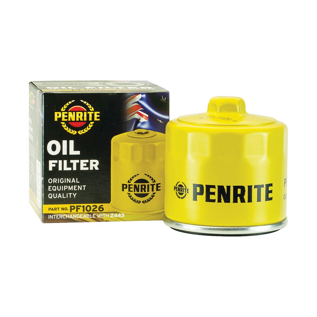 Penrite Oil Filter PF1026 (Interchangeable with Z443), , scaau_hi-res