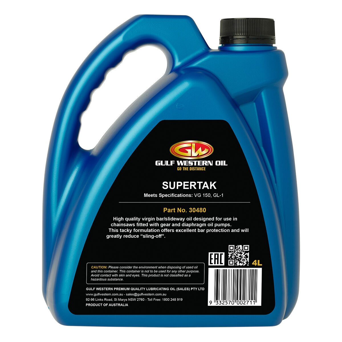 Supertak Chain Saw Bar Oil - 4 Litre, , scaau_hi-res