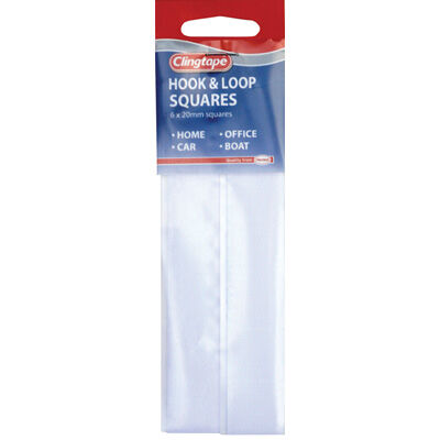 Hook & Loop - Squares, 20mm, , scaau_hi-res