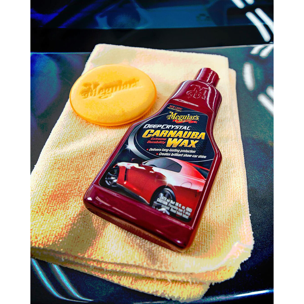 Meguiar's Deep Crystal Carnauba Wax 473mL, , scaau_hi-res