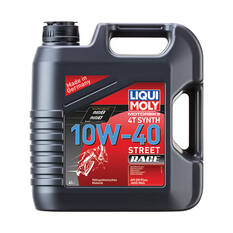 LIQUI MOLY Synth Street 4T Motorcycle Oil 10W-40 4 Litre, , scaau_hi-res