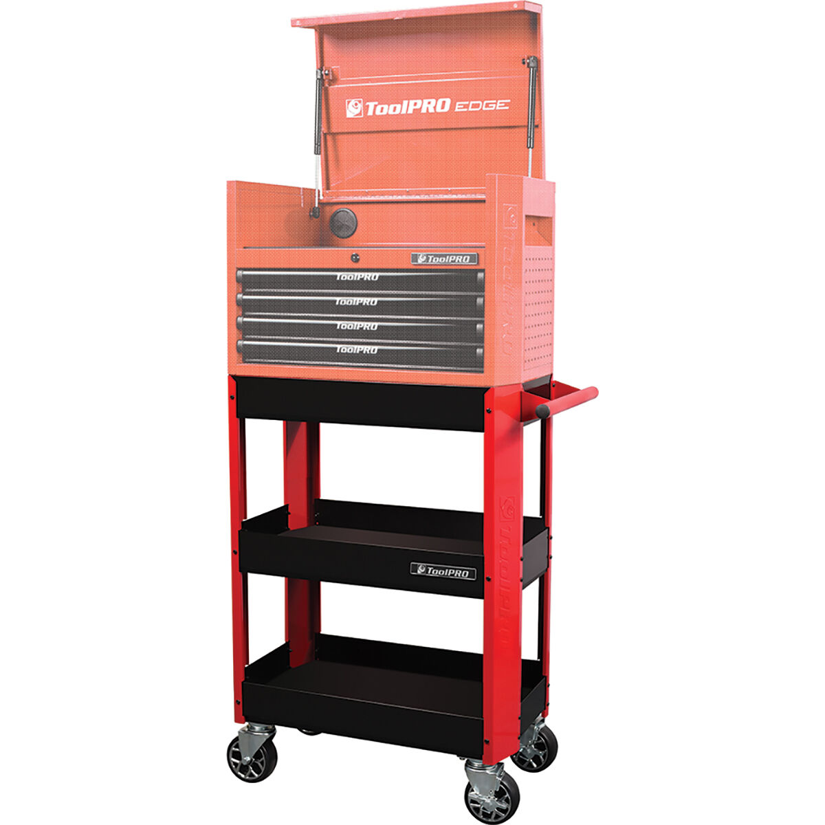 ToolPRO Edge Series Service Cart 3 Shelf 28 Inch, , scaau_hi-res