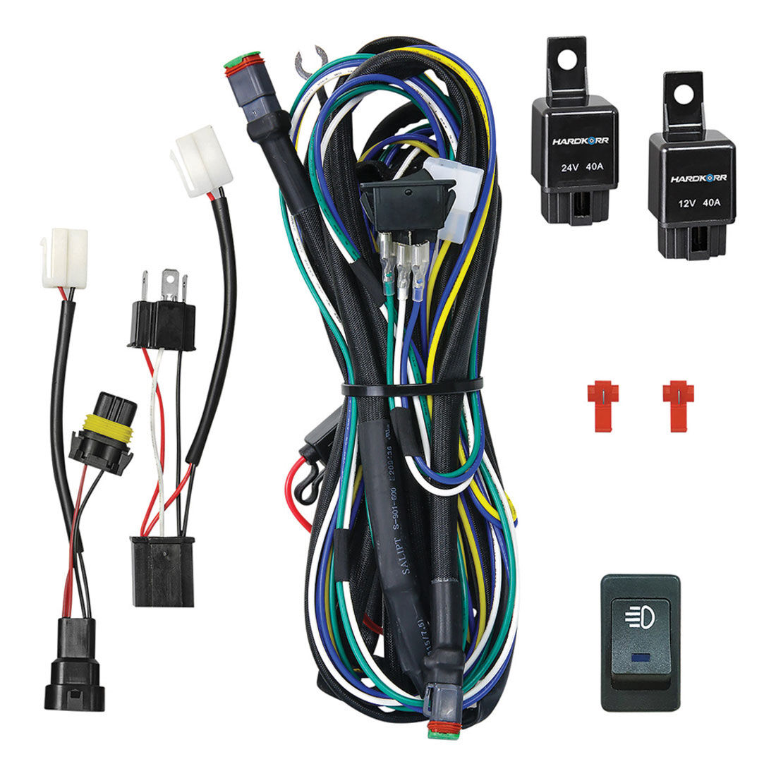 Hardkorr Dual Output Wiring Harness, , scaau_hi-res