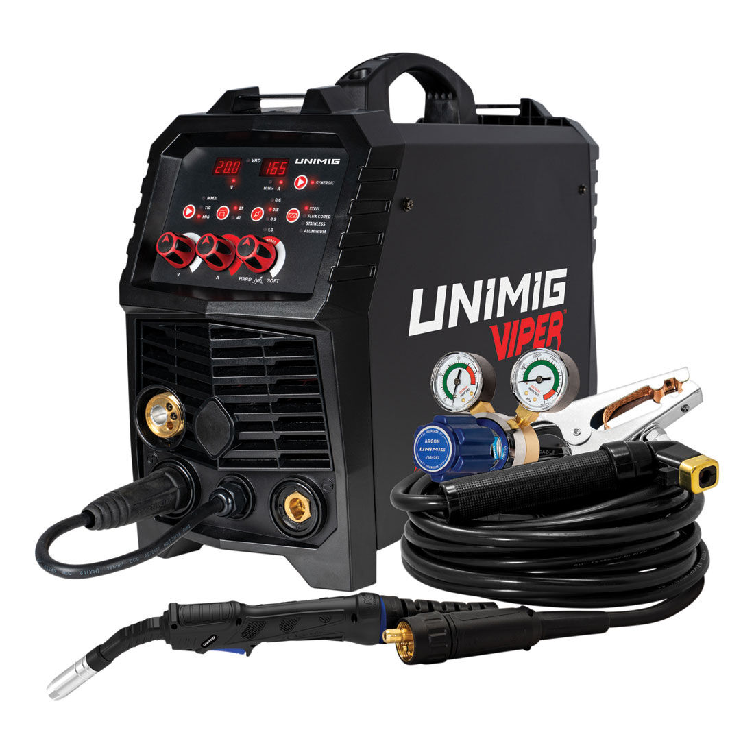 UNIMIG Viper Multi 165 Multiprocess Welder, , scaau_hi-res