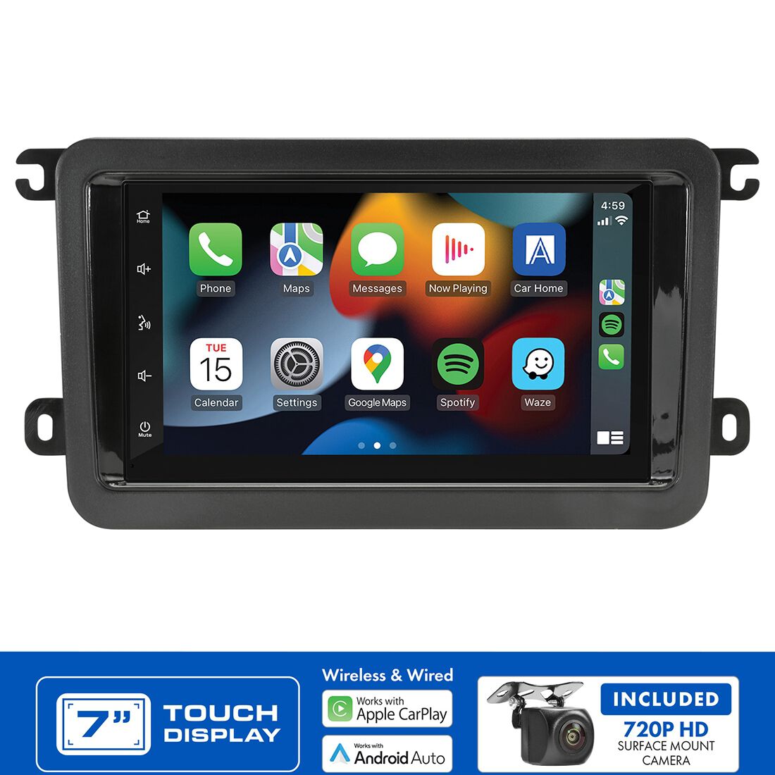 Aerpro 7" Multimedia Receiver Head Unit Kit to suit VW Various Models - AM9888K, , scaau_hi-res