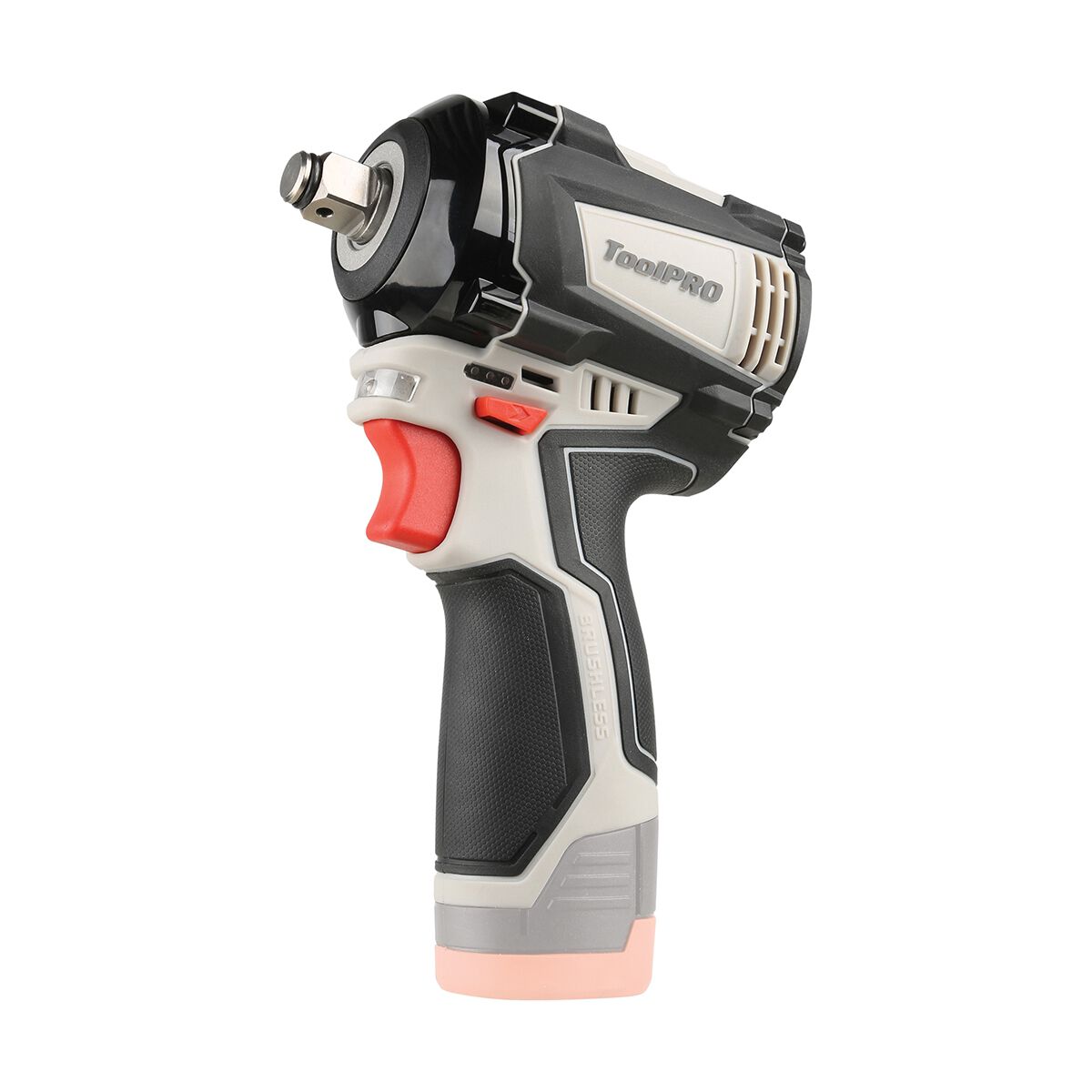 ToolPRO 12V Brushless 1/2" 250Nm Impact Wrench Skin, , scaau_hi-res