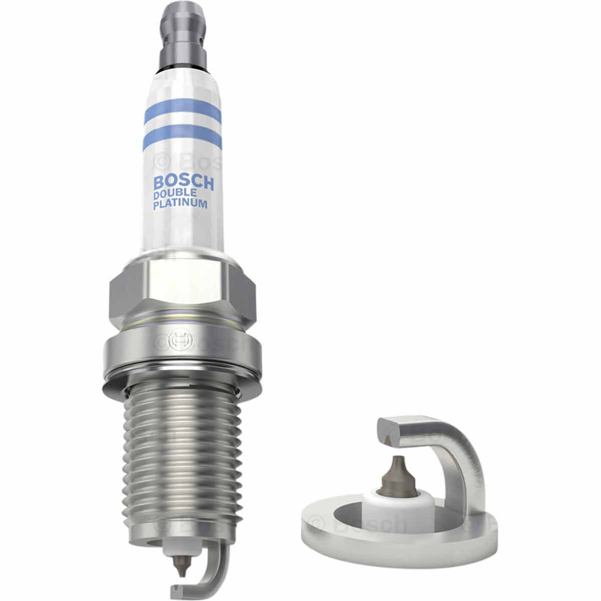 Bosch Double Platinum Spark Plug Single FR5KPP332S, , scaau_hi-res