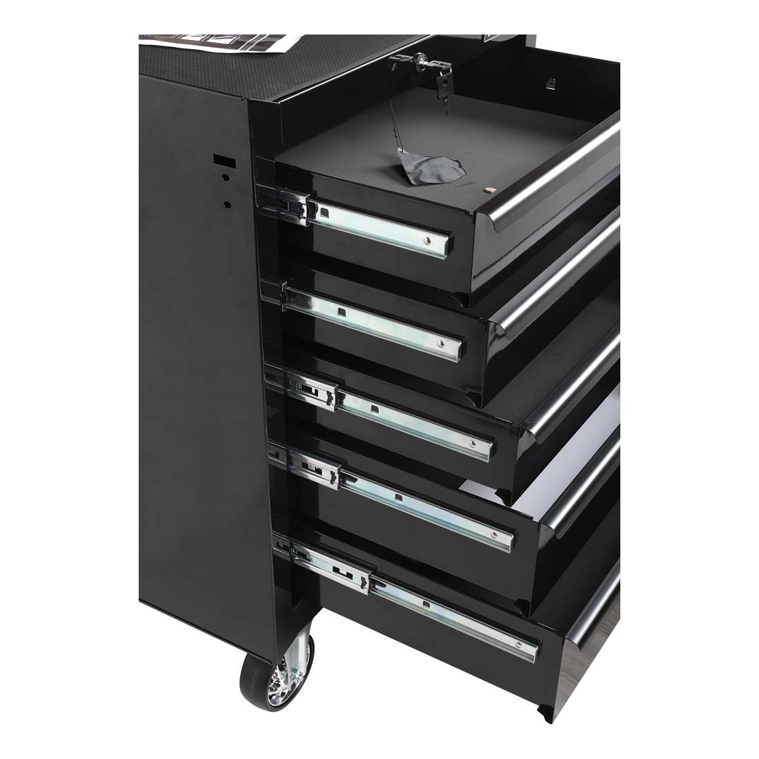 ToolPRO Tool Cabinet Black 5 Drawer 27", , scaau_hi-res