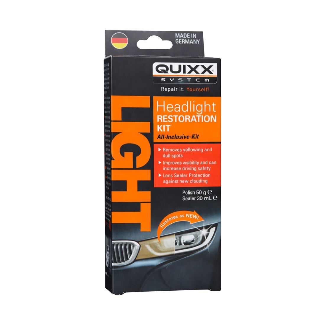 QUIXX Headlight Restoration Kit, , scaau_hi-res
