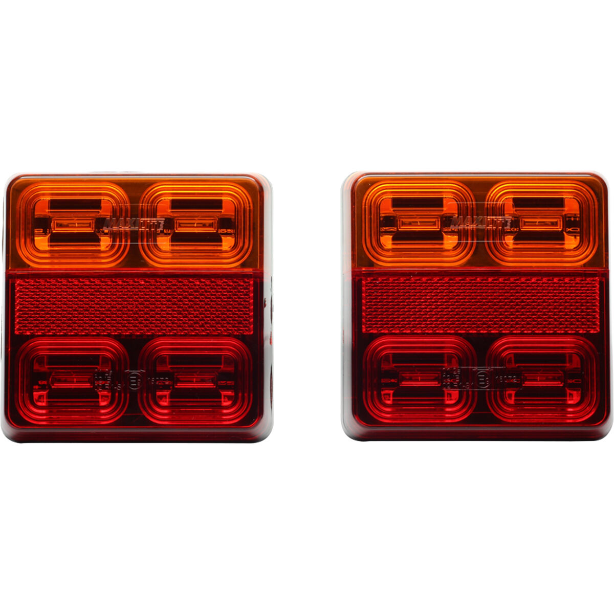 Trailer Lamp LED 12V Square 2 Pack, , scaau_hi-res