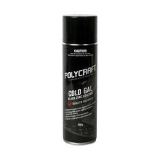 Polycraft Cold Gal Zinc Coating Black 400g, , scaau_hi-res