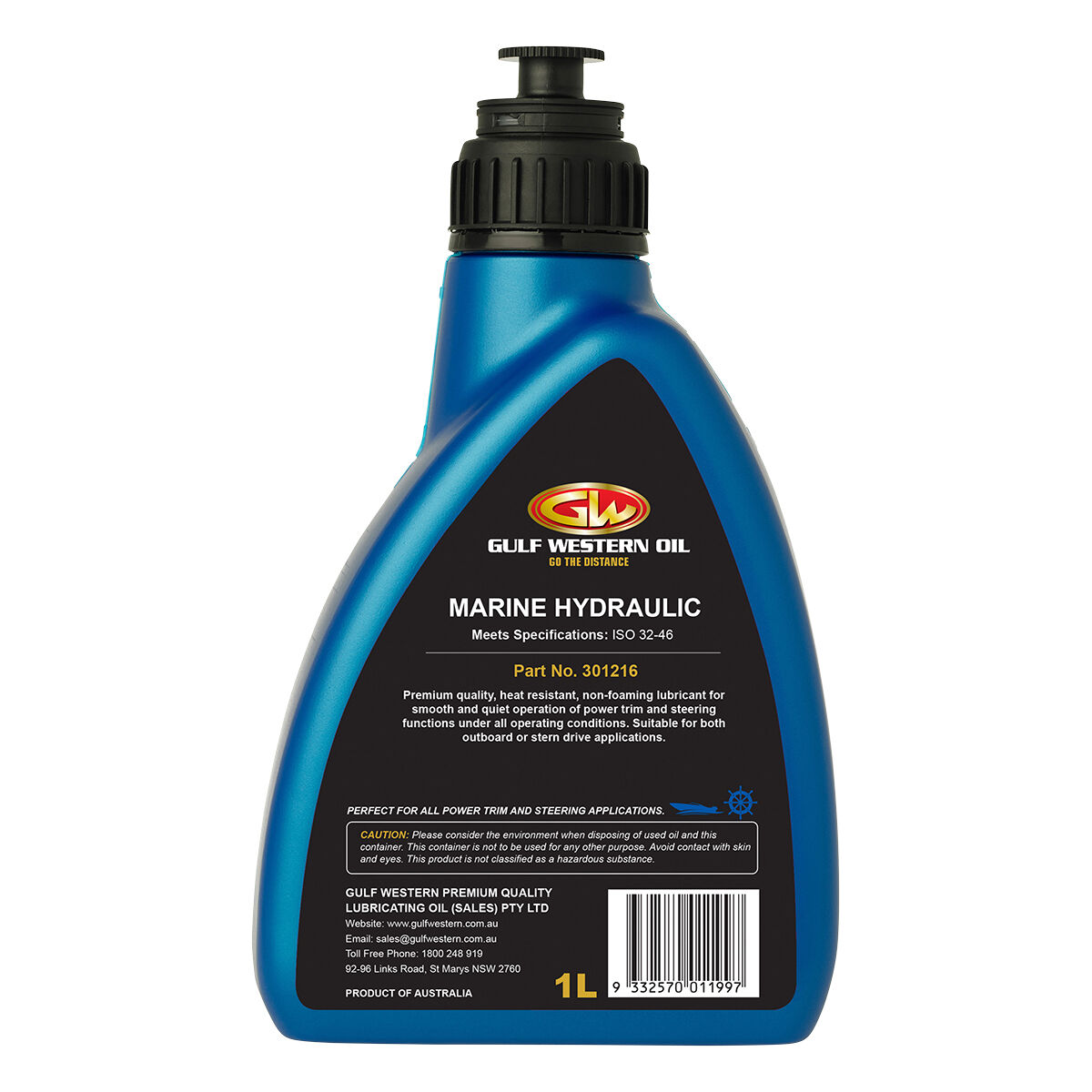 Gulf Western Power Trim and Steering Fluid 1 Litre, , scaau_hi-res