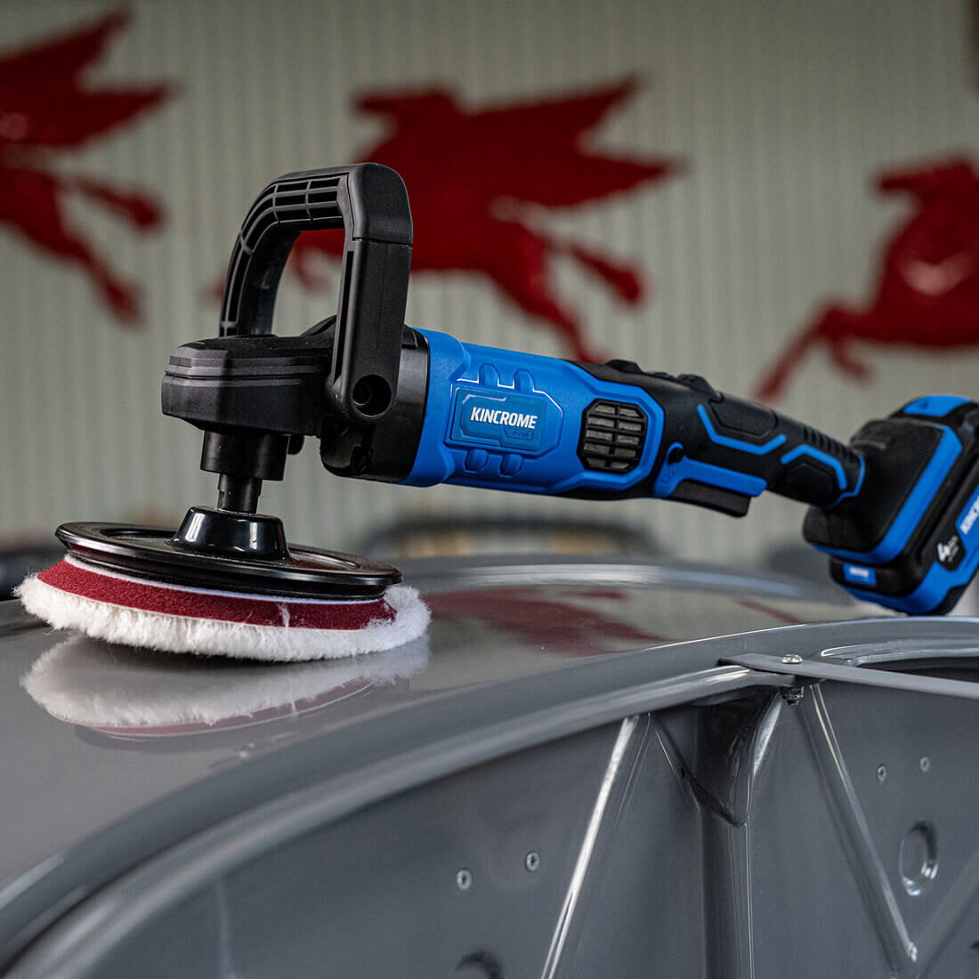 Kincrome PT18 18V Brushless 180mm Polisher Skin, , scaau_hi-res