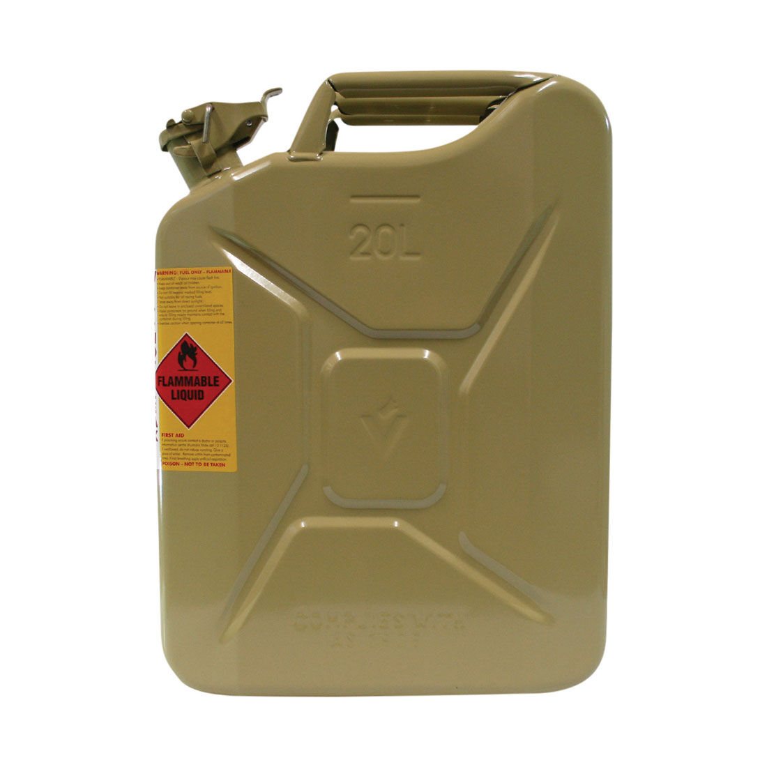 Metal Jerry Can - Diesel, 20 Litre, , scaau_hi-res