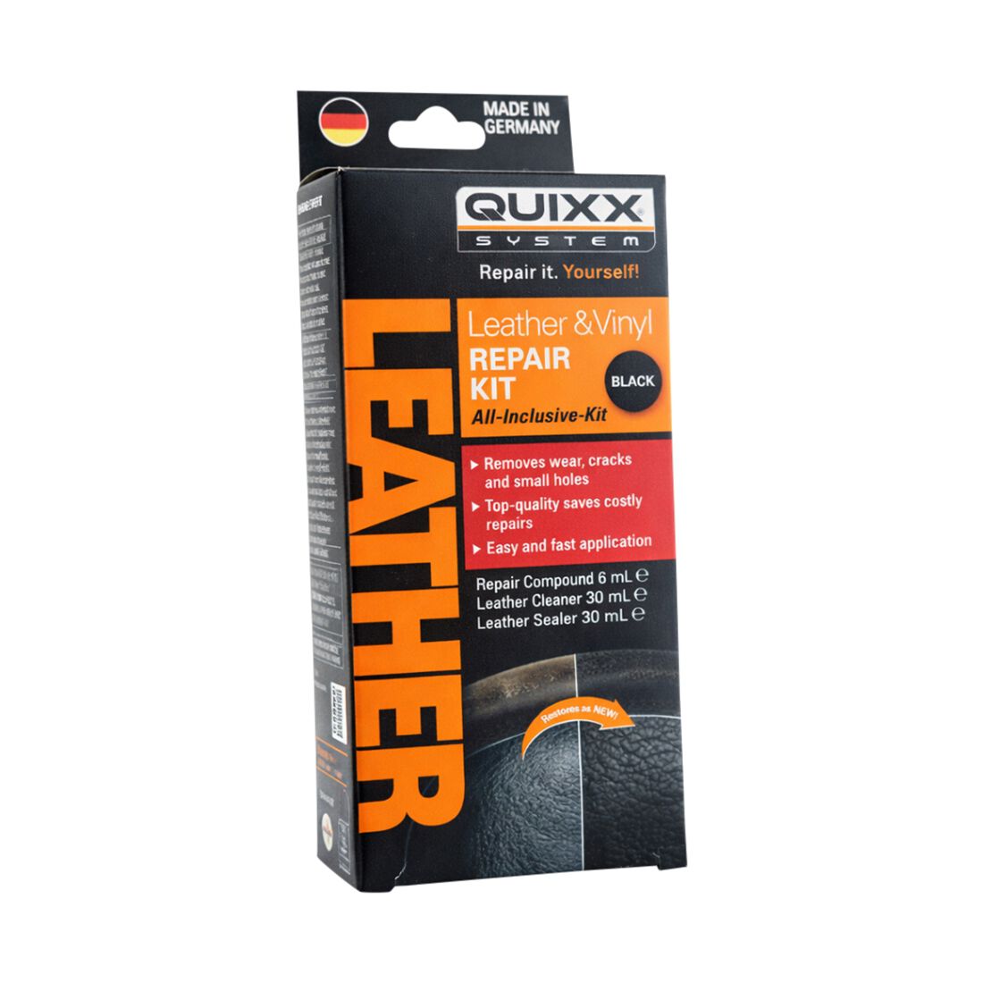 QUIXX Leather & Vinyl Repair Kit (Black), , scaau_hi-res