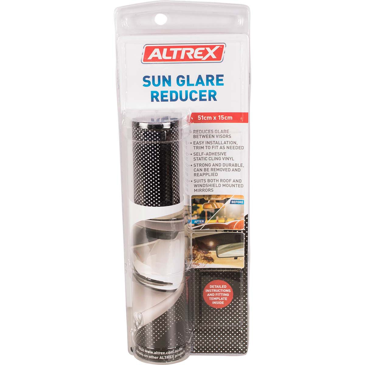 Altrex Glare Reducer 15cm x 51cm Black, , scaau_hi-res
