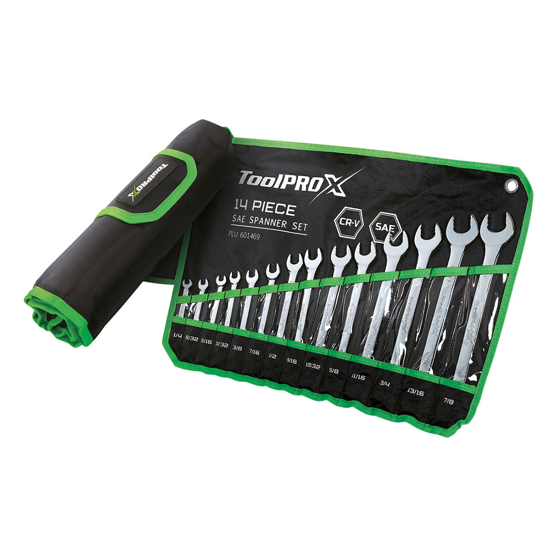 ToolPRO-X Spanner Set Combination SAE 14 Piece, , scaau_hi-res