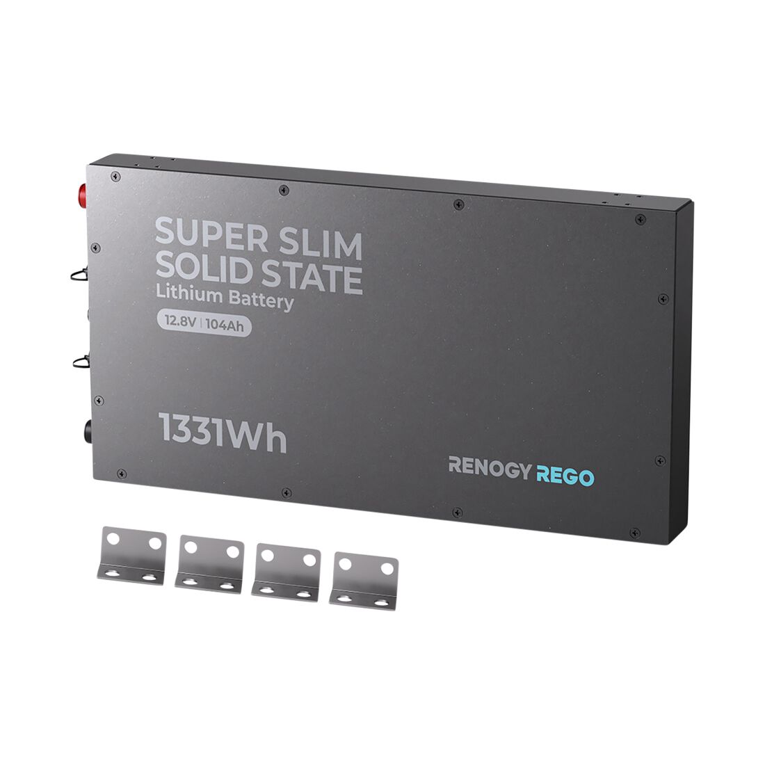 Renogy REGO Slimline Lithium Deep Cycle Battery 12.8V 104Ah LiFePO4, , scaau_hi-res