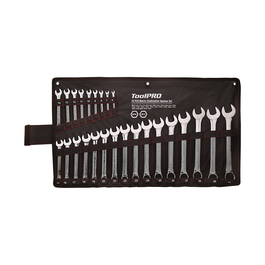 ToolPRO Spanner Set Combination Metric 25 Piece, , scaau_hi-res