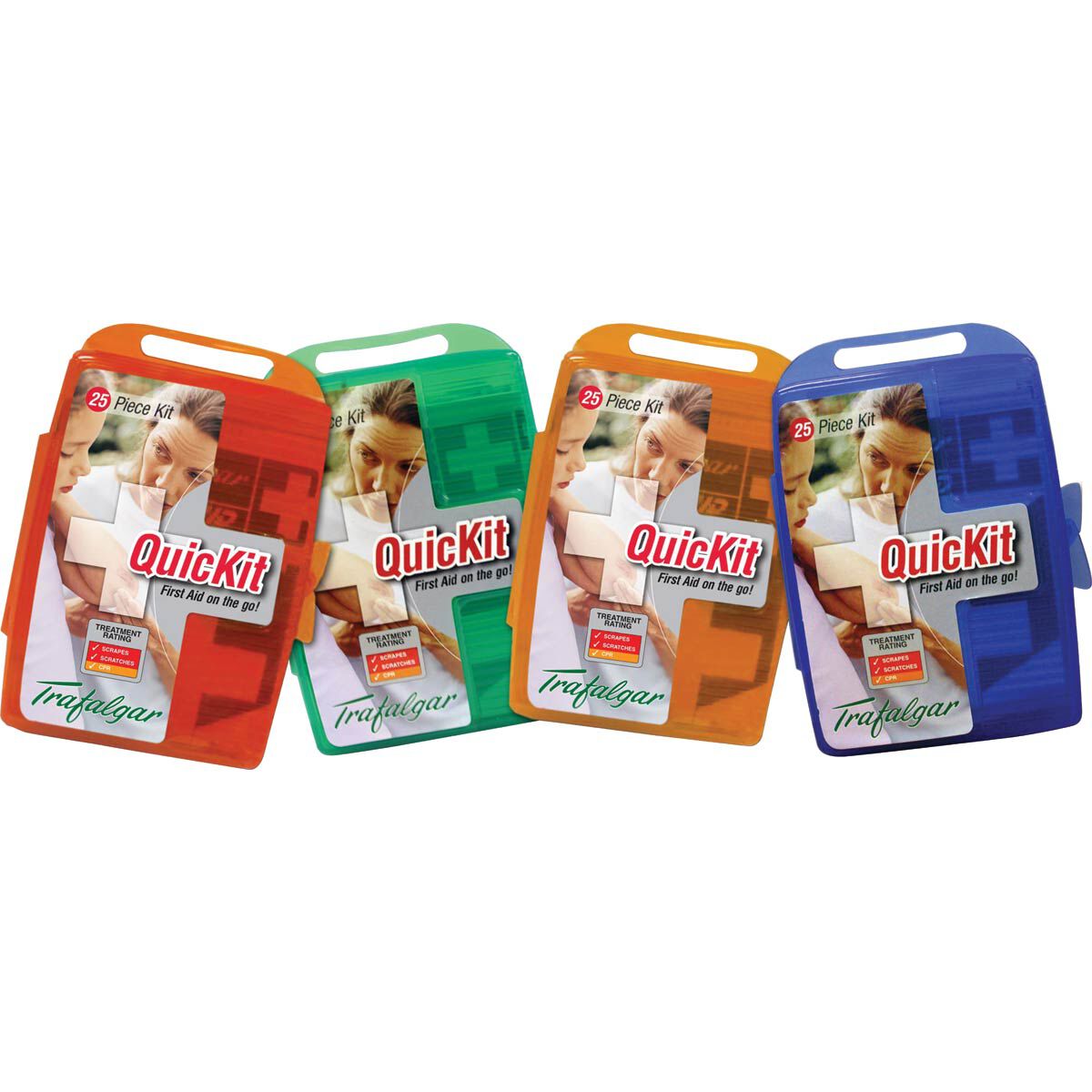 Trafalgar Quickit First Aid Kit  - 25 Pieces, , scaau_hi-res