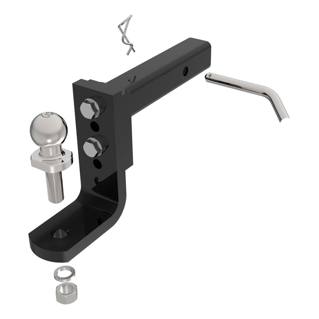 Hayman Reese Tow Ball Mount Kit Adjustable 2500kg, , scaau_hi-res