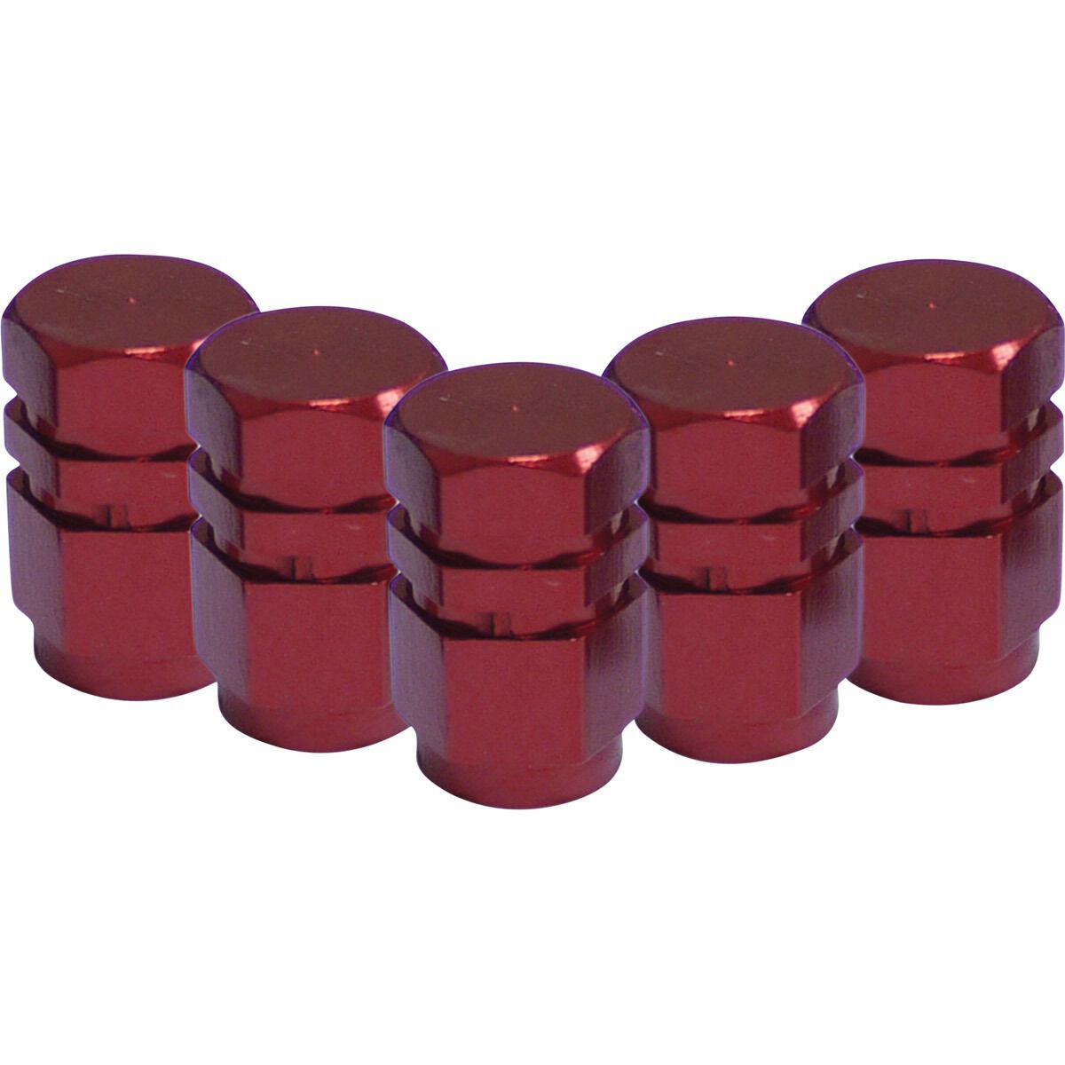 SAAS Valve Stem Caps - Red, 5 Pack, , scaau_hi-res