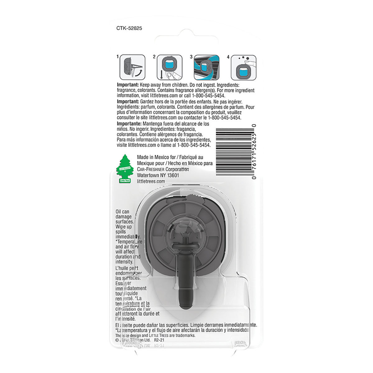 Little Trees Vent Air Freshener - Carabean Collada 3mL, , scaau_hi-res
