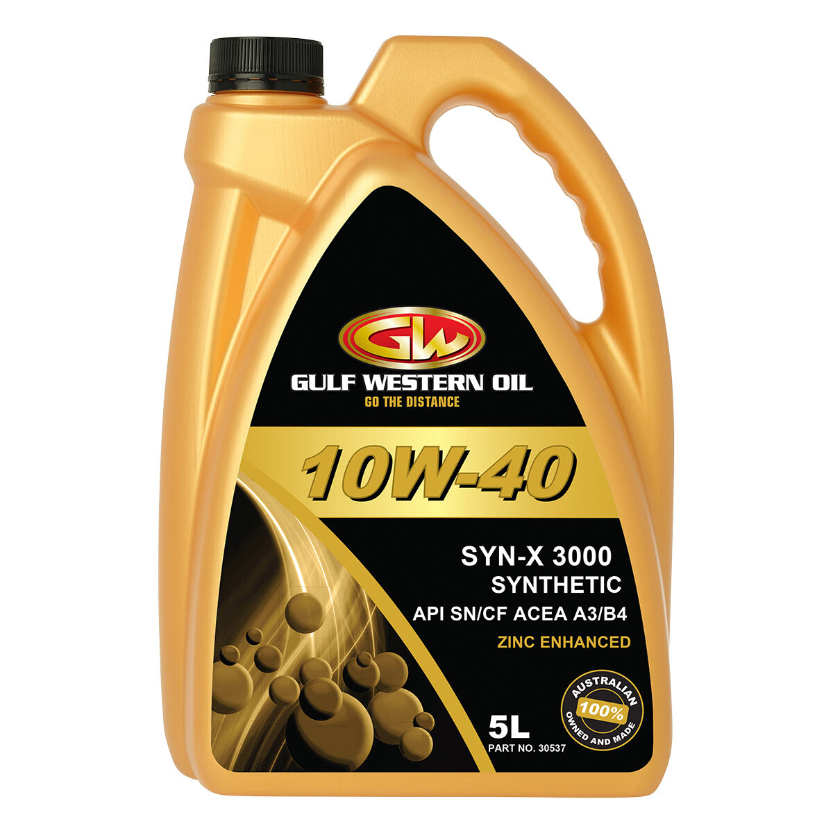 Gulf Western Syn-X 3000 Engine Oil - 10W-40 5 Litre, , scaau_hi-res