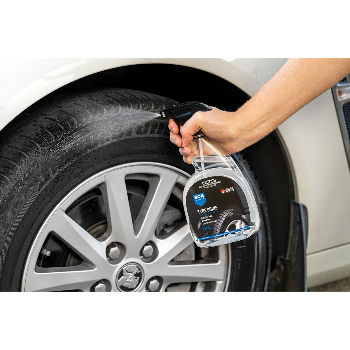 SCA Wet Look Tyre Shine 750mL, , scaau_hi-res