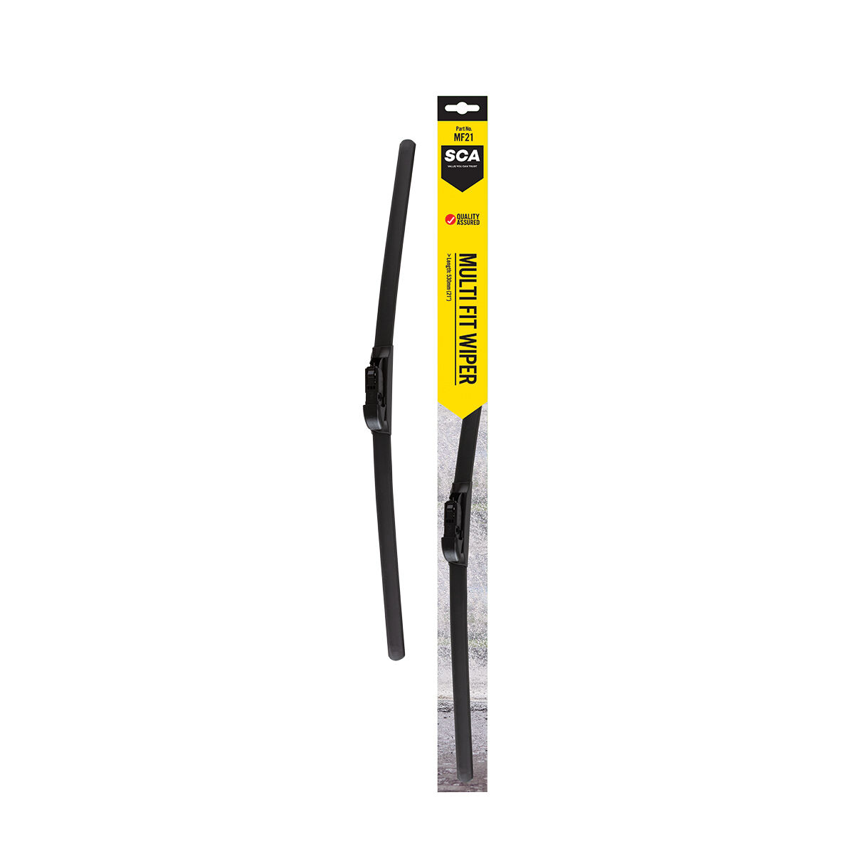 SCA Multi-Fit Wiper Blade 530mm (21") Single - MF21, , scaau_hi-res