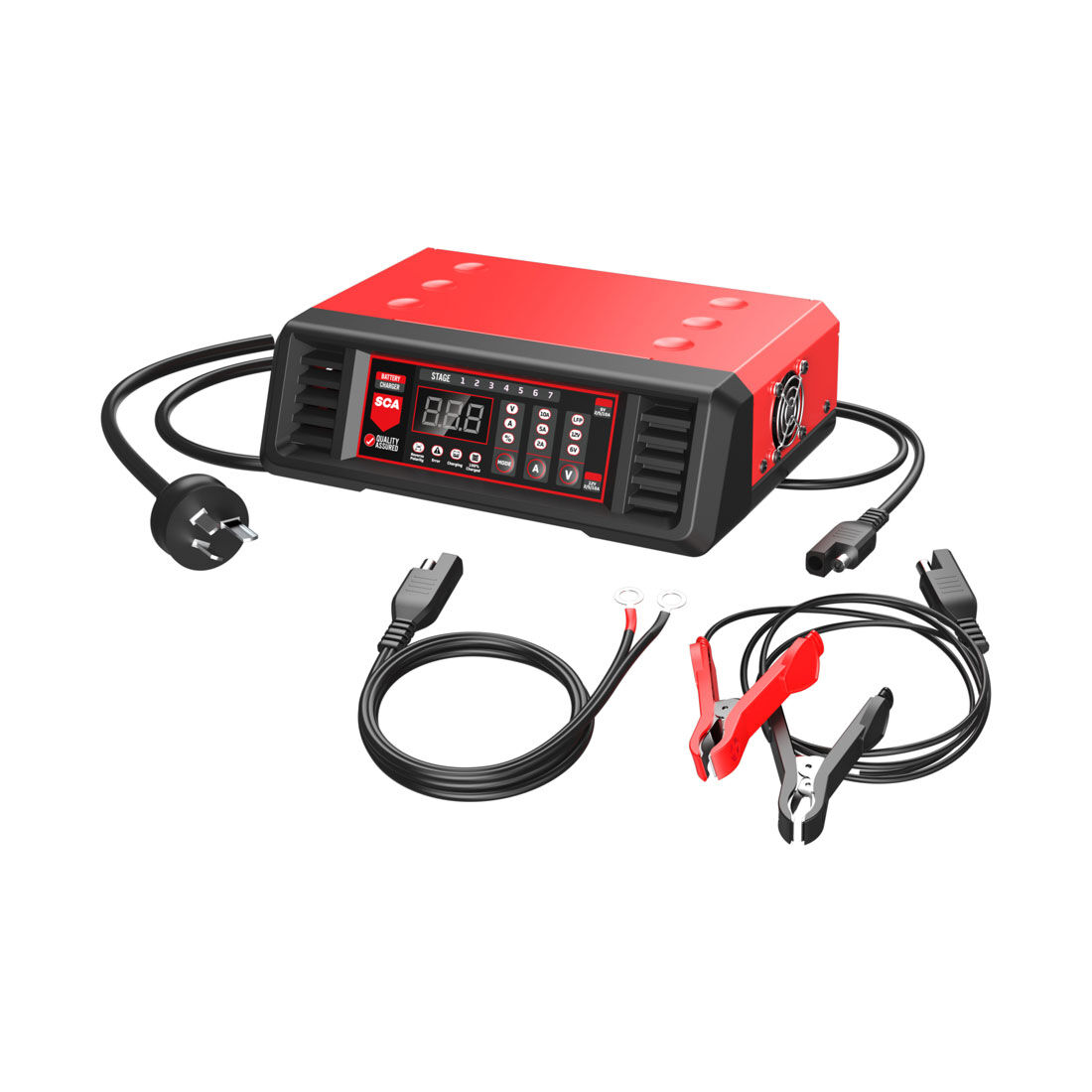 SCA 7 Stage Battery Charger 6/12V 2/5/10 Amp, , scaau_hi-res