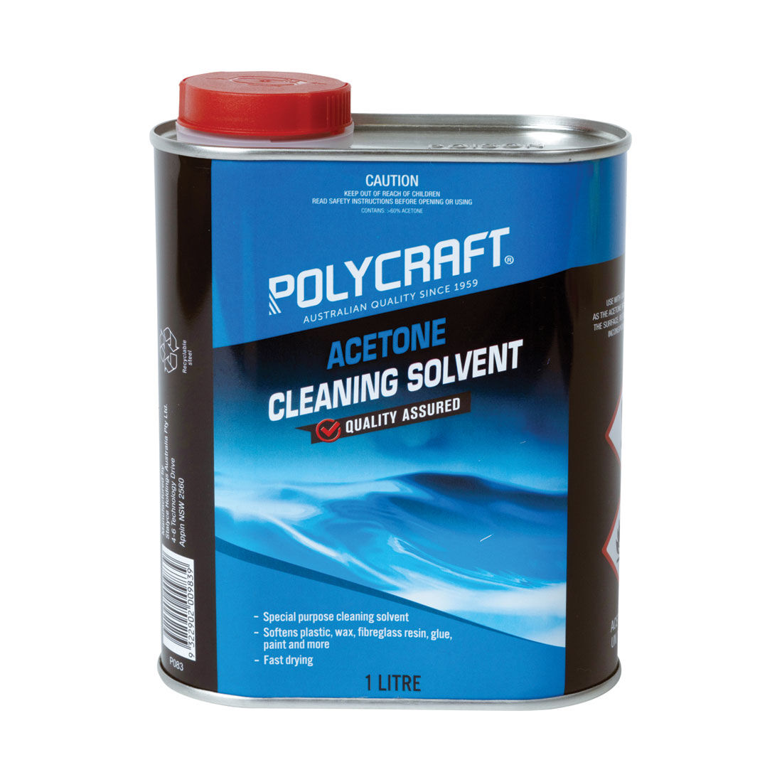 Polycraft Acetone 1L, , scaau_hi-res